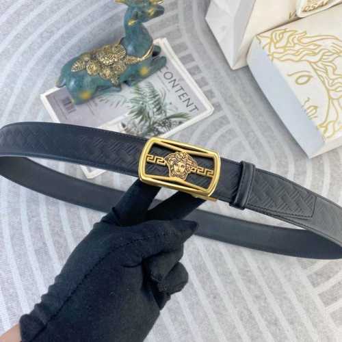 Versace Special Leather Belt Automatic Buckle Series, Original Factory Premium S