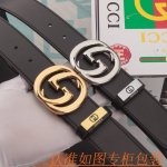 Men's Belt Gucci Original Cowhide Belt Men's Belt Material 100% First Layer Cowh