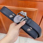 Chrome Hearts detachable brass silver-plated large tongue hardware inlaid with