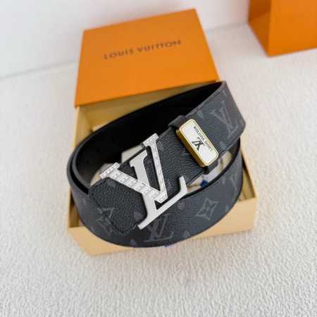 Product Name: Lv. Louis Vuitton Belt, Original Single Model: Hanging Buckle, Cla - Click Image to Close