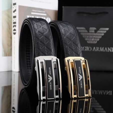 Armani automatic high-end quality, 3.5mm wide exquisite automatic steel buckle, - Click Image to Close