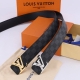 LV Men's Fashion Accessories. Features a precision-plated stainless steel buckle