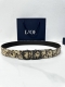 Dior 3.5cm Width. This belt buckle interprets the brand's classic pattern with a