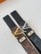 Product Name: Louis Vuitton Belt - Original Single Belt Model: Hook, Classic Pur