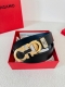 Product Name: Ferragamo Belt Original Model: Buckle, Classic Pure Copper Buckle,