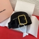 New Women's Glossy Belt from Miu's Home This belt features a suede front and sm