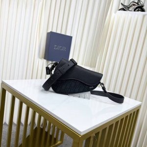 Highest quality, original, and original Mini Saddle Bag Black Oblique print fab