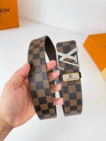 Product Name: Louis Vuitton Belt - Original Single Belt Model: Hook, Classic Pur