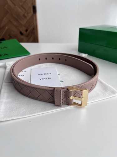 -Bv 2025 new women's braided belt, pure handmade Intreccio large grid braided do