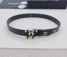 3.0Cm Chanel Official Website New Double-Sided Original Calfskin Length 75.80