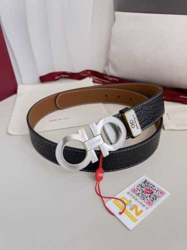 Product Name: Ferragamo Belt. Original Model: Buckle, classic pure copper buckle