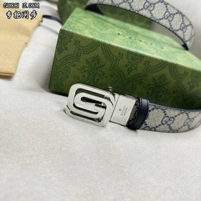 Gucci Width 3.0 Cm Simple And Generous Double-Sided Use Hardware Can Be Rotated