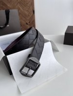 Special Bv New Men's Belt, Handcrafted Large Intreccio Weave Italian Calf Leathe