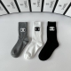 Special Packaging Chanel New Classic Mid-Length Socks with Accessories! Three pa