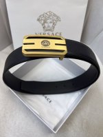 Versace. Original top-grain cowhide crossgrain upper with top-grain cowhide flat