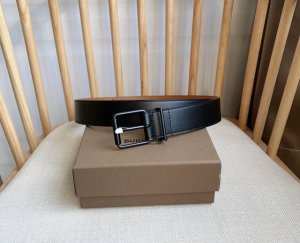 New Burberry Belstaff Store Italian-Crafted Belt Made From Smooth Calfskin Leath
