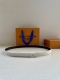 This 2.0-Inch-Wide Lv Circle Double-Sided Belt Combines Leather And Monogram Can