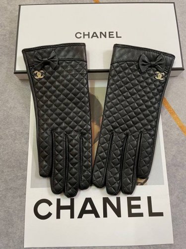 Chanel New Women's Gloves, Premium Lambskin Leather, Ultra-thin, Soft, Comforta