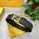 Fendi Same style as Fendi counters Width 4.0cm Double ring reversible belt Ff pr