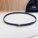 1.5Cm Chanel official website new model, double-sided top layer cowhide leather,