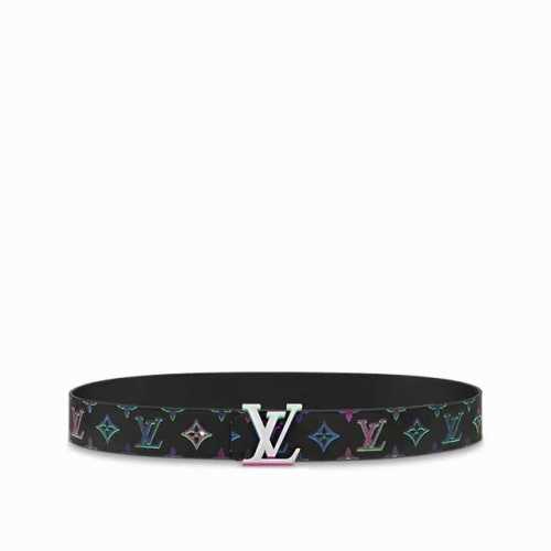 Width: 40Mm Lv Pyrmide Truck L Oeii Double-Sided Belt Imported Fabric With Color