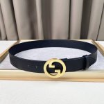 Gucci G. Can Be Worn For Business Casual Or Formal Wear! 3.8Cm New Buckle Head,