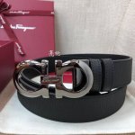 nfc-F3.5Cm High-End Custom Men's Belt, Double-Sided Imported Cowhide, Self-Se