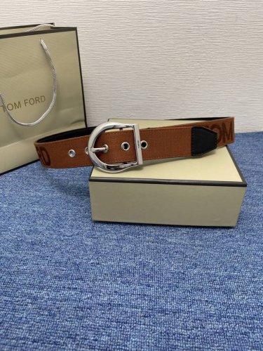 Tom Ford. New Premium Canvas Paired With Calf Leather, A Minimalist Business Men
