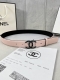 Special Width 3.0 Cm Chanel Imported Soft Calfskin Supports Nfc Chip Official We