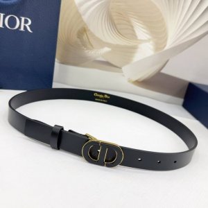 2.5cm Dior belt, double-sided top layer cowhide, length: .75.80.85.9095.100 Euro
