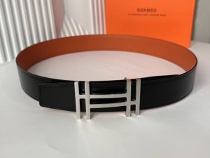 Original quality Togo leather double-sided leather belt 38cm with original doub