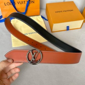 L0Uis Vuitt0N New Season Men's Original Belt, 40mm Width, Double-sided Top Layer