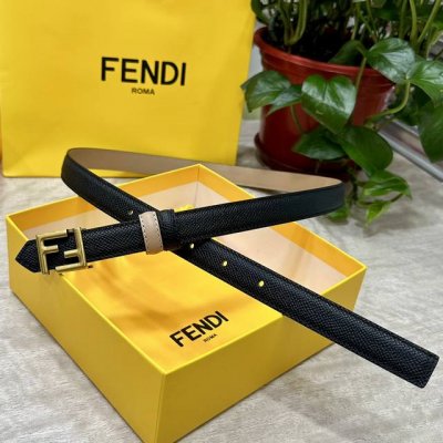 Fendl Fendi width 20mm, original imported calfskin, with original ruthenium pall