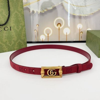 Special Gucci 2.0Cm New Woven Strap Canvas, Canvas With Leather Base, Strap With