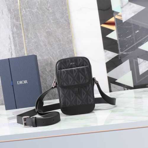 This Dior Hit The Road messenger bag, a new arrival this season, blends modern s