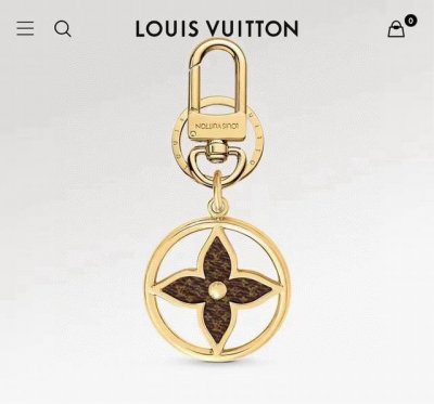Official Website M01207 Lv Keychain Bag Accessories Pendant Car Key Companion Hi