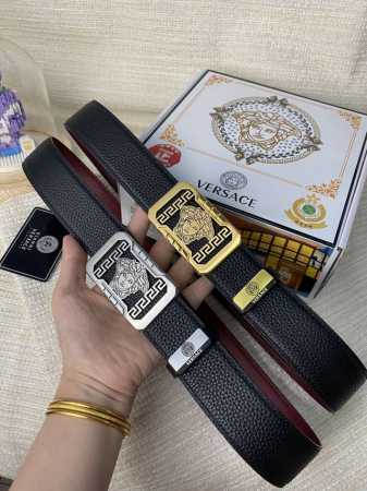 Product Name: Versace. Material: Genuine Leather Belt Made From The First Layer - Click Image to Close
