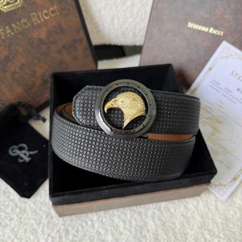- Stefano Ricci Original Quality, Classic Original Eagle Steel Buckle, Logo Eng