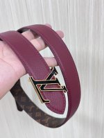 Flowergram Reversible Belt: This belt combines Monogram canvas and Monogram embo