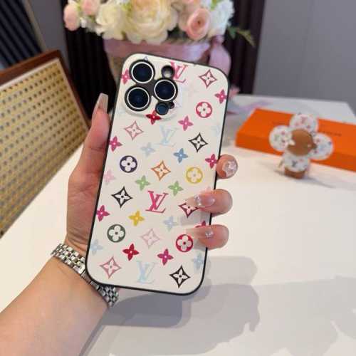 Lv Murakami Takashi 33 color white tri-color black tri-color mobile phone case L