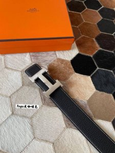 Special Hermes Original Quality Classic Men's Belt Counter Togo Leather With Sta