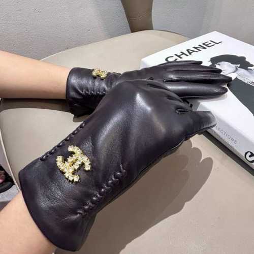 2025 New Exclusive First Release Touchscreen Gloves Chanel Original Quality Offi