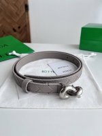 Bv 2025 latest women's braided belt, pure handmade Intreccio large plaid braided