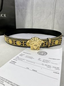 Width 4.0 Cm Versace This Palazzo Belt Is Crafted From Calf Leather And Adorned