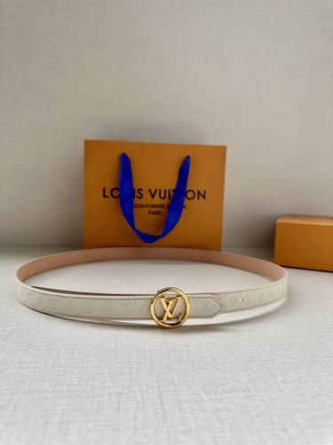 2.0Wide This Lv Iconic Double-Sided Belt Features A Slim Silhouette For The New
