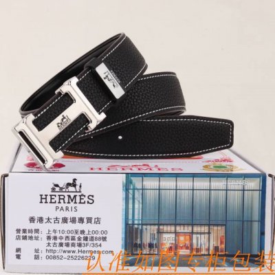 Belt: Hermes Original Cowhide Belt Men's Belt: 100% top-grain cowhide leather,