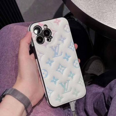 Lv official website same colorful mobile phone case air cushion embossing full c