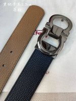 f3.5Cm High-End Custom Men's Belt, Double-Sided Imported Cowhide, Self-Select