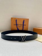 3.4 Width Louis Vuitton Classic Elements. The Central Lv Letter Buckle Releases