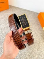 Product Name: Louis Vuitton Belt Original Automatic Buckle Model: Automatic buc